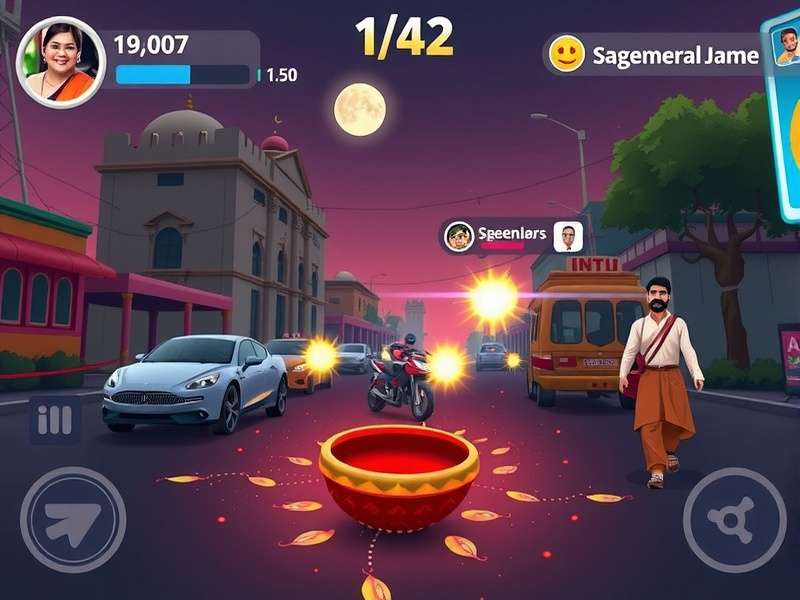 Desi Dash Ace festival event showcasing Diwali themed content
